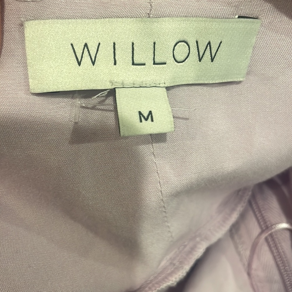 NWOT WILLOW Rochelle Dress Tie Front Maxi Dress in Lilac Purple Size M - Picture 7 of 11